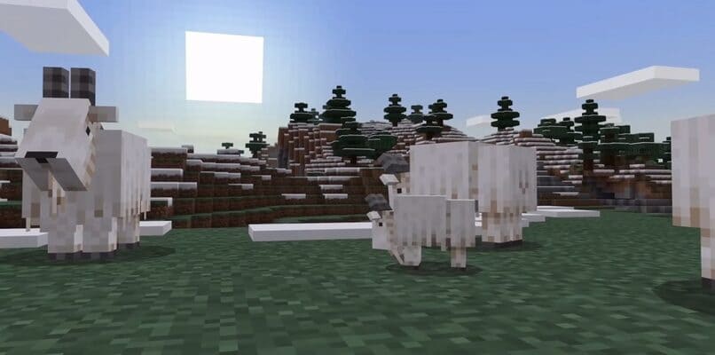 Minecraft cambia la condición de las cabras