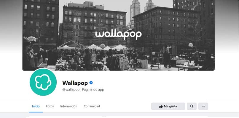 página oficial de facebook de wallapop