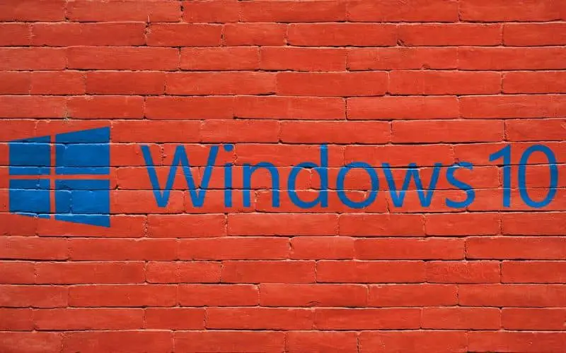 Logotipo de Windows en la pared