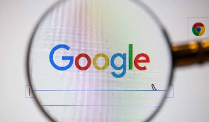 navegador de google con lupa