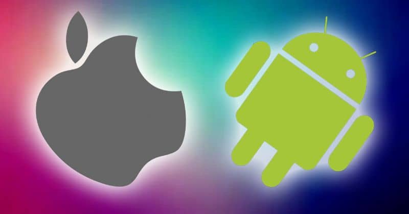 iconos de iphone y android