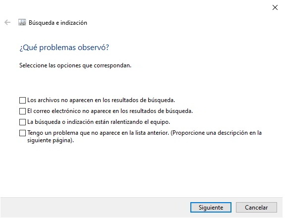 Pruebe el solucionador de problemas de Windows 2