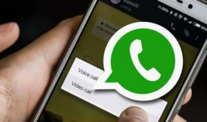 videollamada telefónica en whatsapp