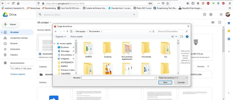 Cómo usar Google Drive para compartir archivos y carpetas en estos días 1