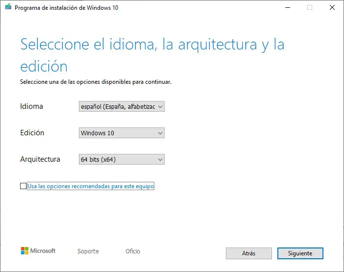 Cómo utilizar la herramienta de creación de medios de Windows 10 4