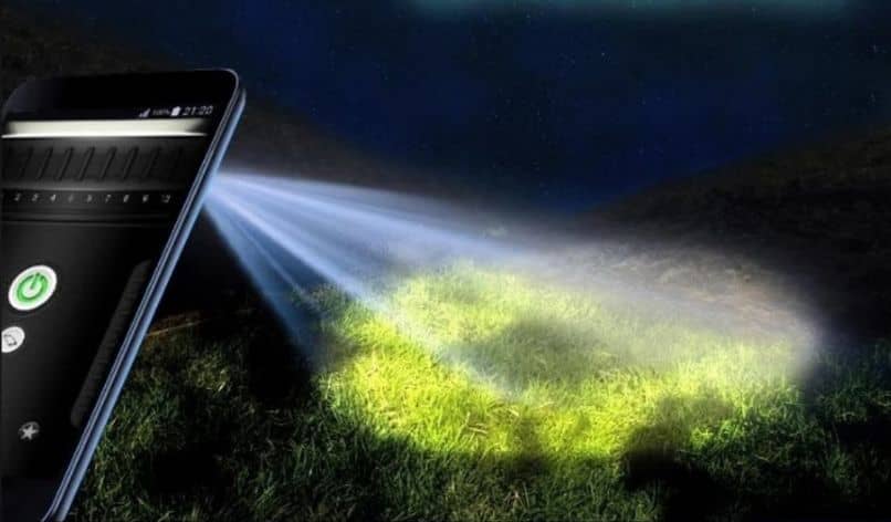 luz de la noche linternas celulares teléfono móvil