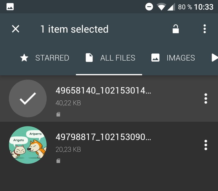 cifrar archivos específicos en Android 5