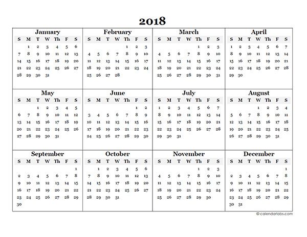 Plantillas de calendario de oficina anual 1