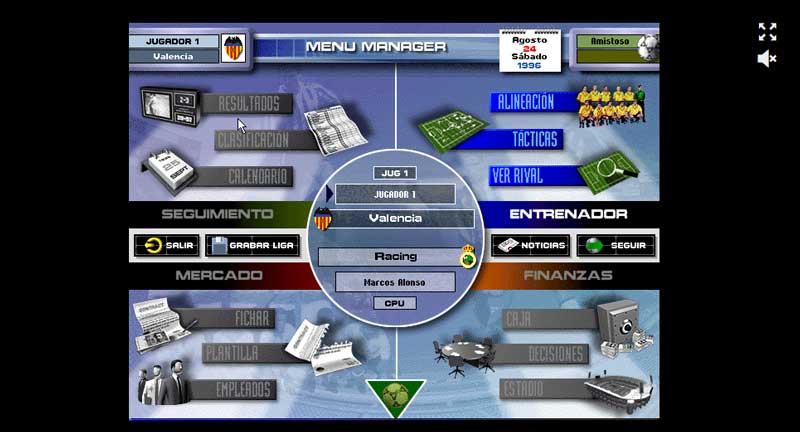 cómo jugar PC Soccer y otros juegos de MS-DOS desde el navegador PC Soccer