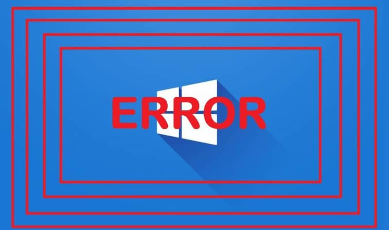 Error de Windows 10 