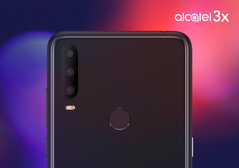 cámara trasera oficial Alcatel 3X 2019