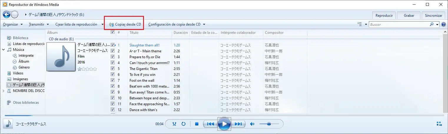 Cómo convertir sus CD a MP3 con Windows Media Player en Windows 10 04