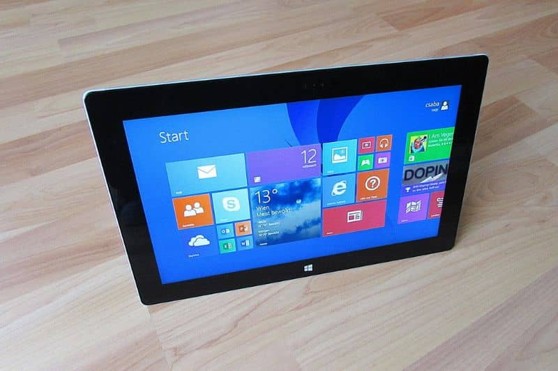 Tabletas con pantalla táctil de Windows 10