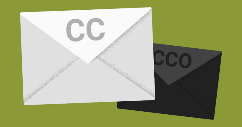 correos electrónicos con cc y bcc