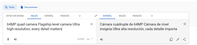 Traductor de google