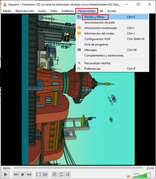 cómo rotar un video con VLC en Windows 2