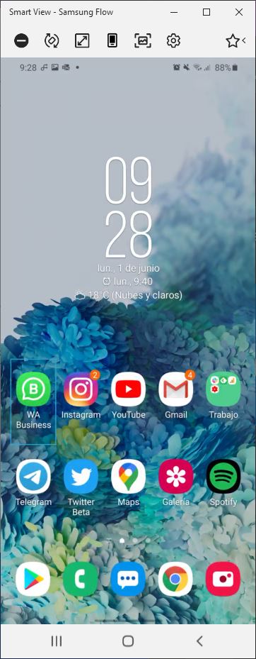 Cómo ver la pantalla de un móvil Android en una computadora 4