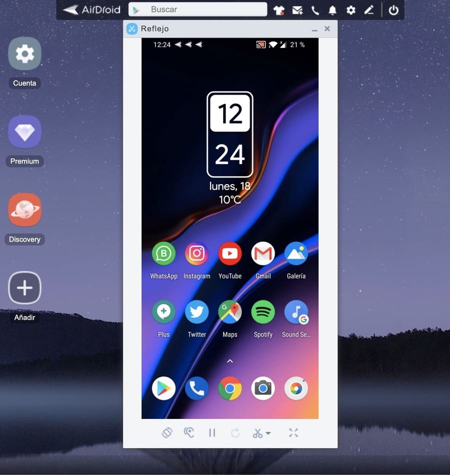 Cómo ver la pantalla de un móvil Android en una computadora 6