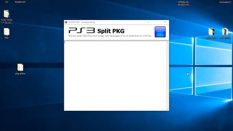 mensaje de Windows que reconoce el archivo pkg psp