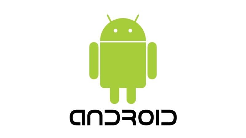 icono de android con fondo blanco