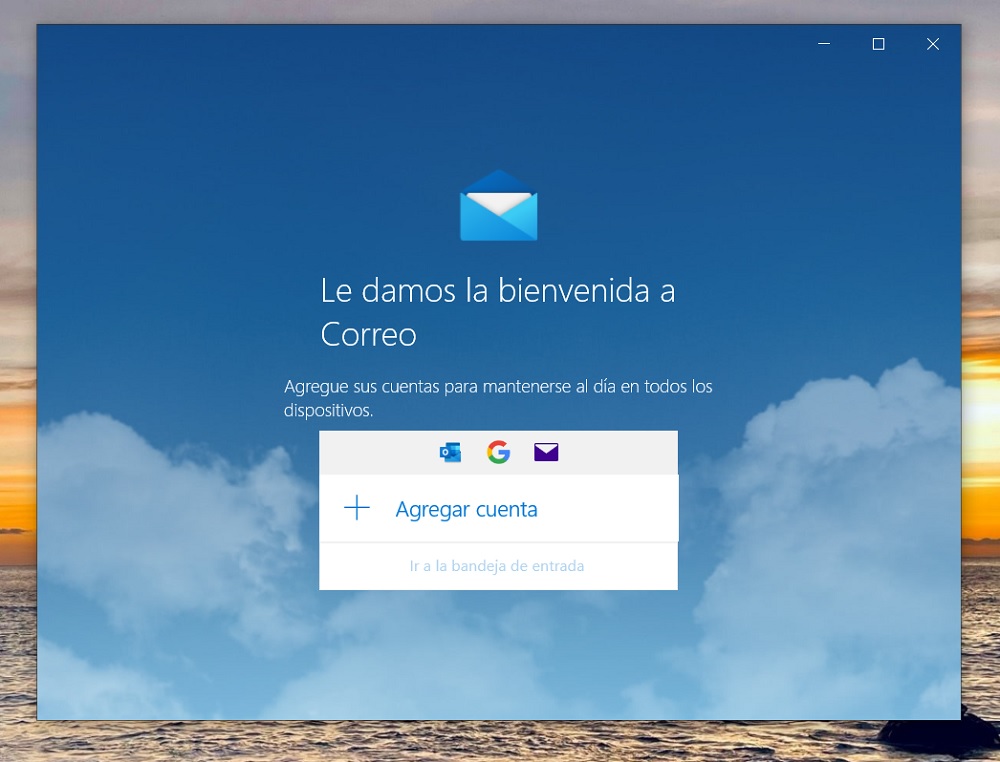 Aplicación de correo en Windows 10