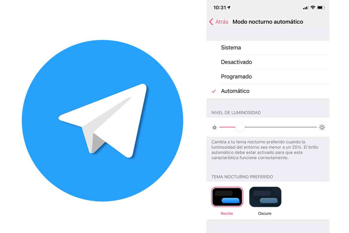 ▶ Cómo convertir Telegram en modo oscuro en el móvil