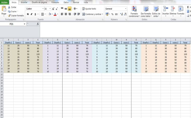 imagen con una tabla detallada en Excel