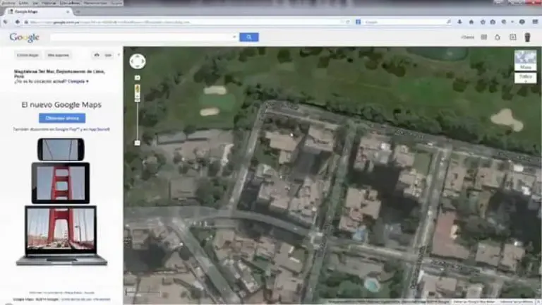 tomar captura de pantalla de Google Maps