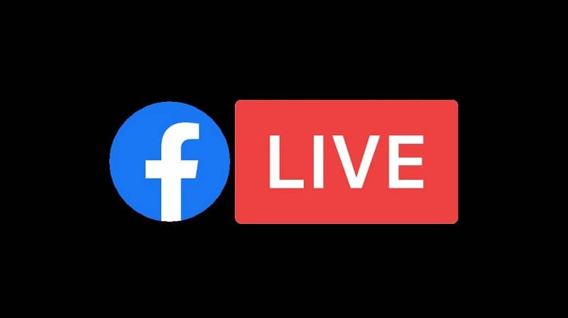 logotipo de facebook en vivo