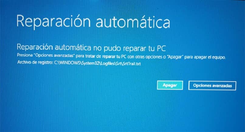 reparación automática de windows 10