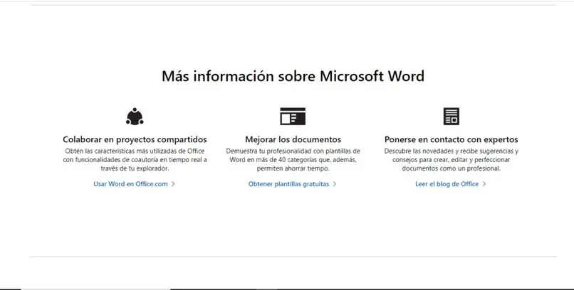 Información de Microsoft Word 