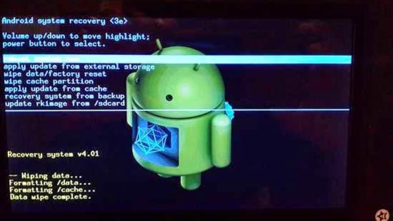 restablecimiento completo para tabletas android