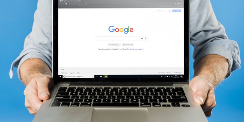 computadora portátil de búsqueda de google