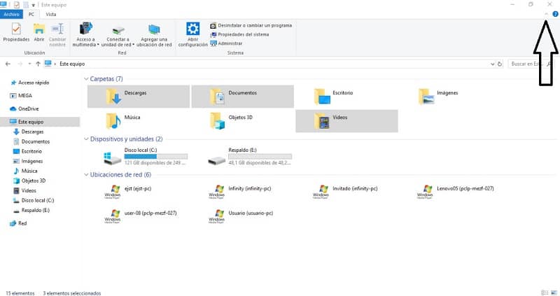 seleccionar varios archivos en Windows 10