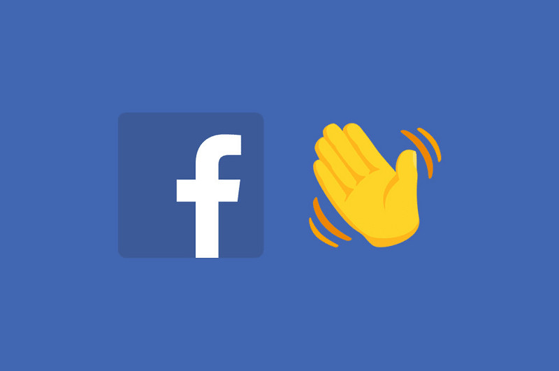 logo de facebook y emoji