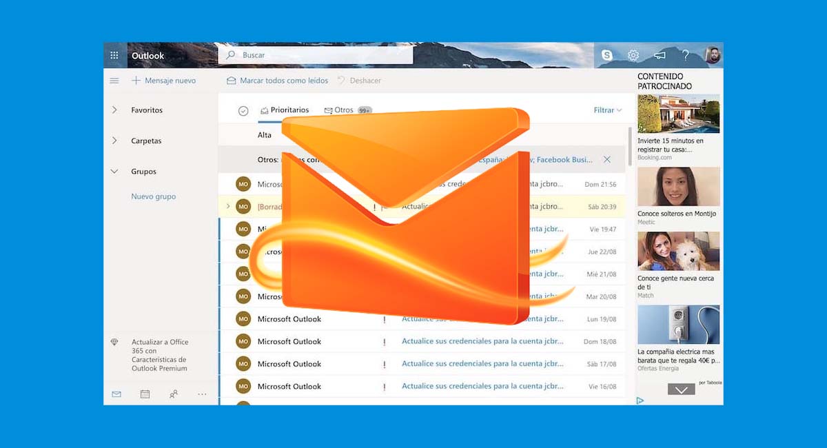 Conexión Outlook Hotmail 2020