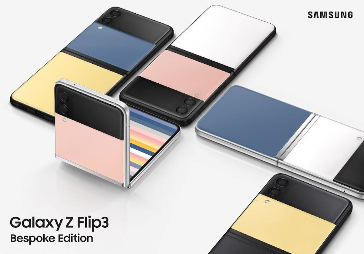 Samsung presenta una versión personalizada del Galaxy Z Flip 3 con más de 40 combinaciones de colores