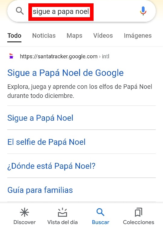 Sigue a Santa Claus en Google 2021 4