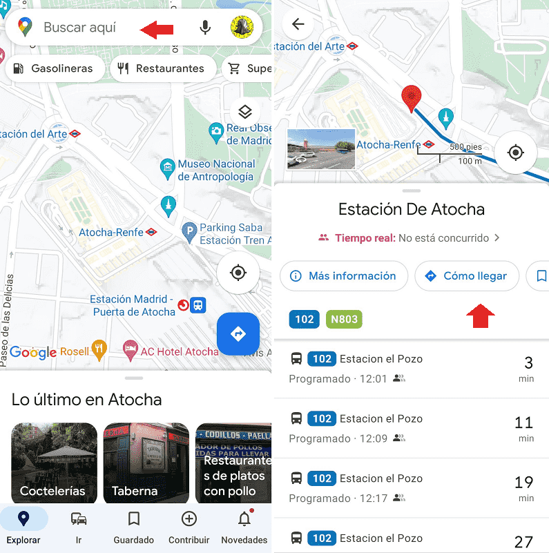 Google Maps España ver mapa