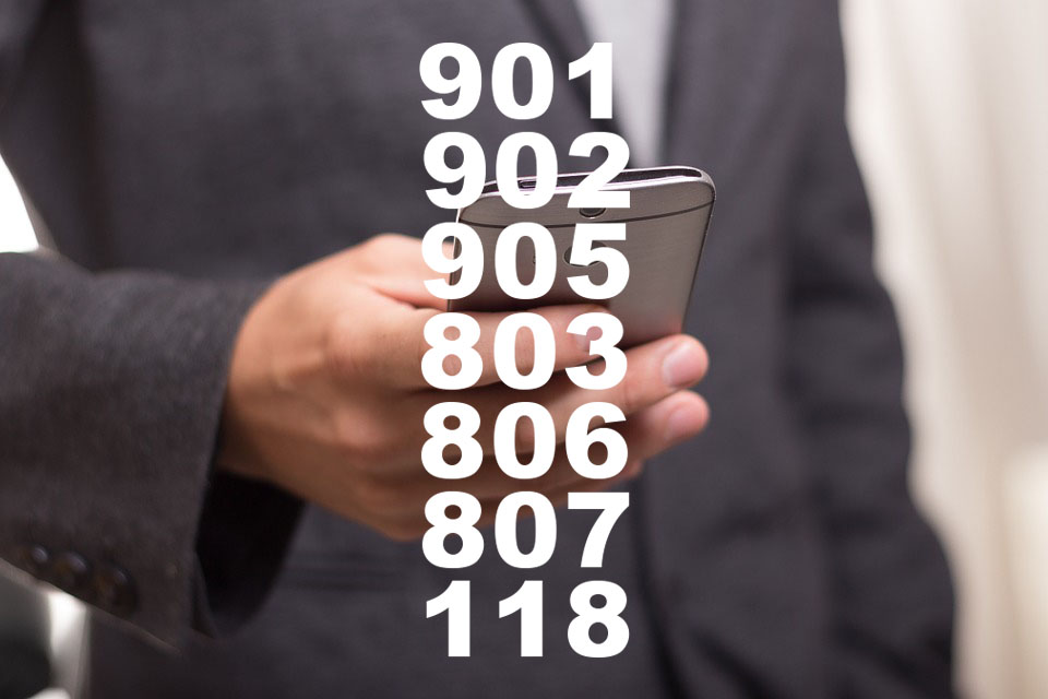 ¿Cuánto cuesta llamar a un 902, 905, 803, 806 y otros desde teléfonos fijos y móviles?