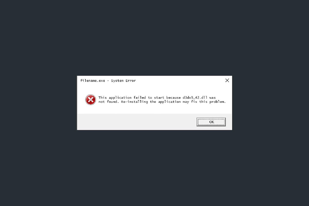 SOLUCIÓN D3DX9_42.dll falta error en Windows [2021]