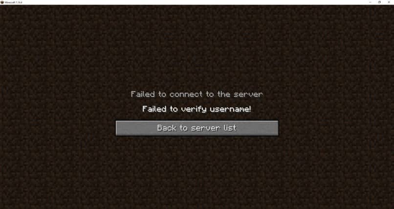 Solución: 'No se pudo verificar el nombre de usuario en Minecraft' - Error al conectarse al servidor