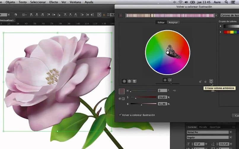 Cómo cambiar y pintar colores de objetos en Adobe Illustrator