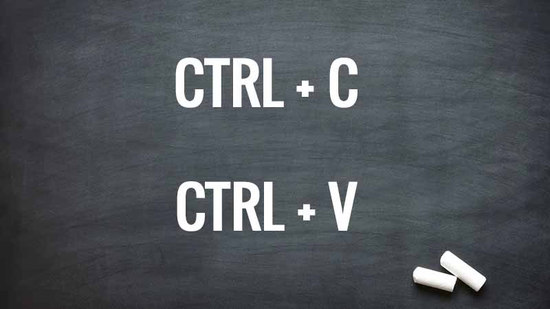 ¿Por qué CTRL C y CTRL V no funcionan para copiar y pegar?  ¿Cómo puedo arreglarlo o repararlo?