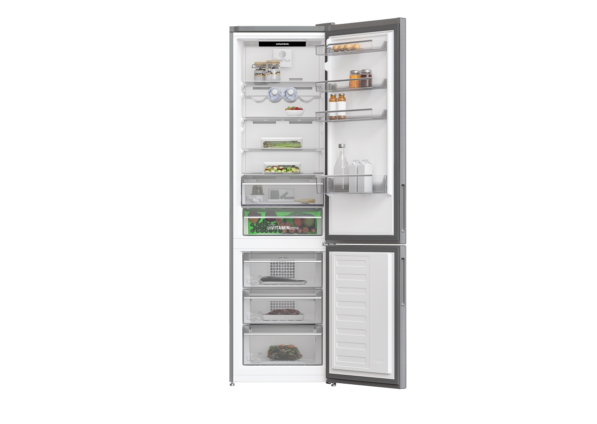 Grundig GKN 26260 XPHN, frigorífico congelador con cajón Full Fresh