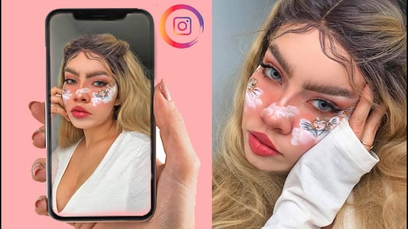 Cómo acceder al filtro Ángeles y nubes para mi cara en Instagram: nombre y uso del filtro