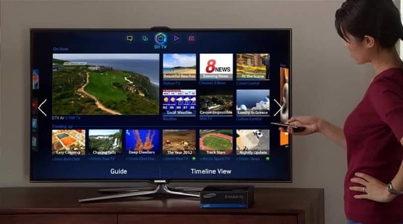 Cómo mover canales de forma manual y automática en "Ejemplo" de Samsung Smart TV