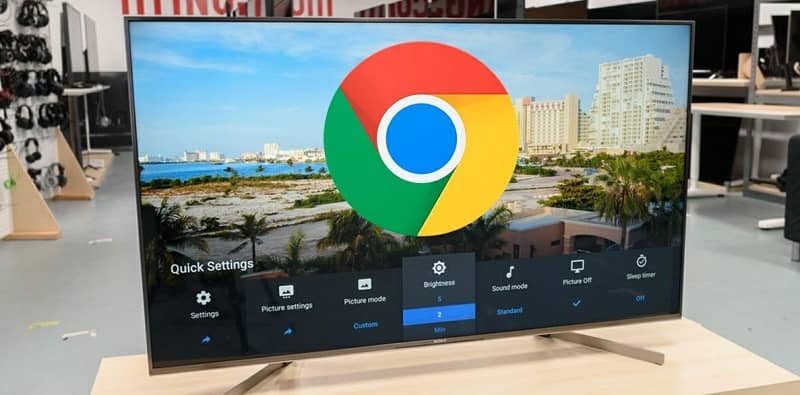 Cómo descargar e instalar Google Chrome en un Smart TV para cualquier "Ejemplo" de marca