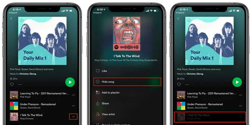 Cómo ocultar o mostrar canciones en Spotify para optimizar la lista de reproducción