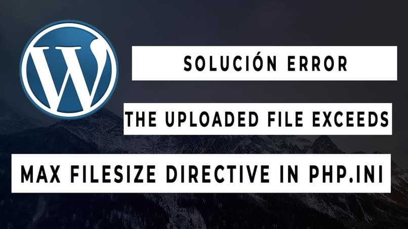 Solución: Error 'Guía de anulaciones de archivos cargados upload_max_filesize en php.ini' en WordPress